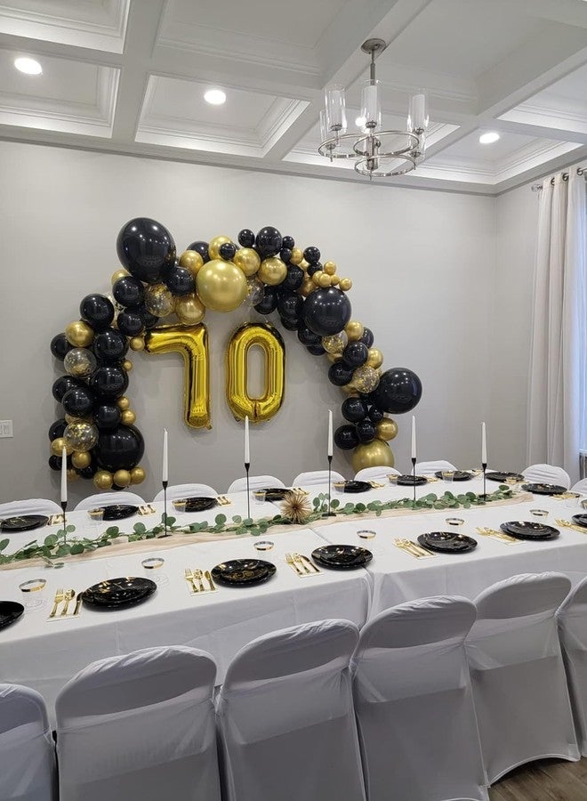 IWERP Gold 7 Balloon, Number Balloon 40 Inch, Gold Party Decorations, 7th Balloon Number, Gold Seven Birthday Decorations, Number 7 Balloon - Image 3