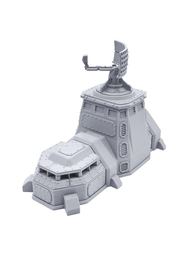 EnderToys Armored Barracks Set by Terrain4Print, 3D Printed Tabletop RPG Scenery and Wargame Terrain 28mm Miniatures, Grey - Image 3