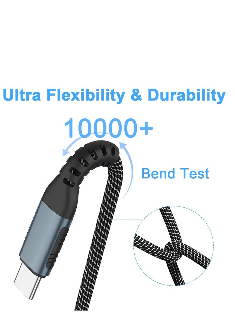 Excefore 5A Fast Charging Cable, USB C to USB C Cable, Suitable for Samsung Galaxy S22 S21 S20, Pixel, Switch, MacBook Pro, iPad Pro, iPad Air 5/4 (2m)  - Image 5