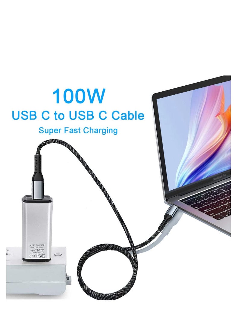 Excefore 5A Fast Charging Cable, USB C to USB C Cable, Suitable for Samsung Galaxy S22 S21 S20, Pixel, Switch, MacBook Pro, iPad Pro, iPad Air 5/4 (2m)  - Image 3