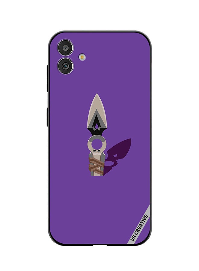 VR CREATIVE Protective Case Cover For Samsung Galaxy M13 5G Jett Knife Valorant Design Multicolour - Image 1