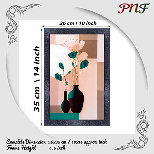 pnf Poster And Frames Flower Wooden Photo Frame With Acrylic Sheet | For Living Room, Bedroom | Home Decoration Item | Best Gifting Option (10 * 14inch,Multicolour,Synthetic) 4689 - Image 2
