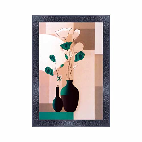 pnf Poster And Frames Flower Wooden Photo Frame With Acrylic Sheet | For Living Room, Bedroom | Home Decoration Item | Best Gifting Option (10 * 14inch,Multicolour,Synthetic) 4689 - Image 1