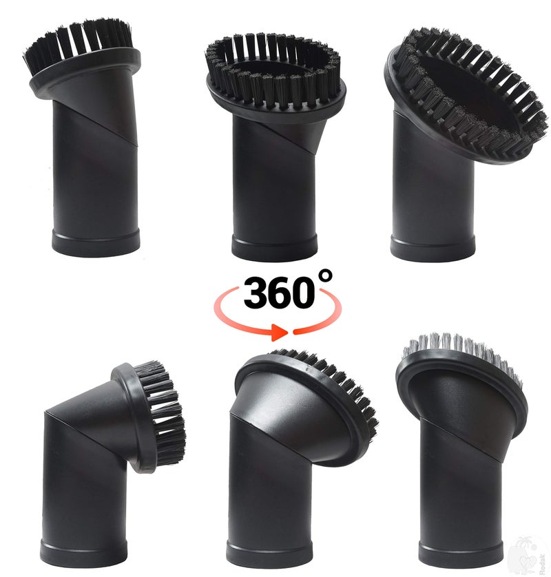 RODAK 35 mm Connecting Size Vacuum Cleaner Accessory Kit, Set of Two Upholstery Nozzle, One Crevice Tool, One 360 Degree Rotatable Brush and Free Parking Clip - Image 3