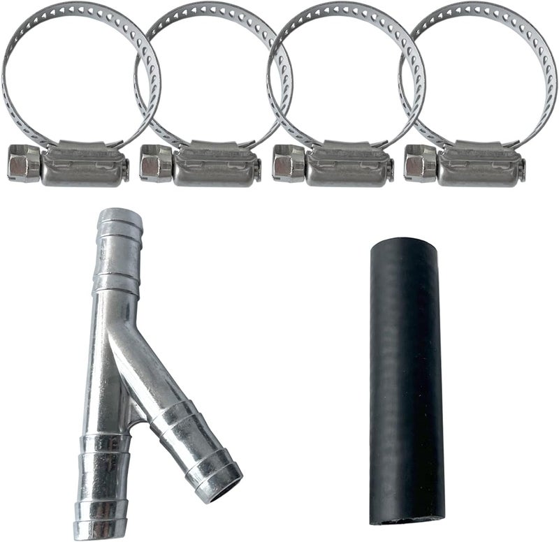 KOOPATZ Heater Hose Repair Kit Aluminum for Chrysler Town & Country and Dodge Grand Caravan (2008-2009) - Image 1