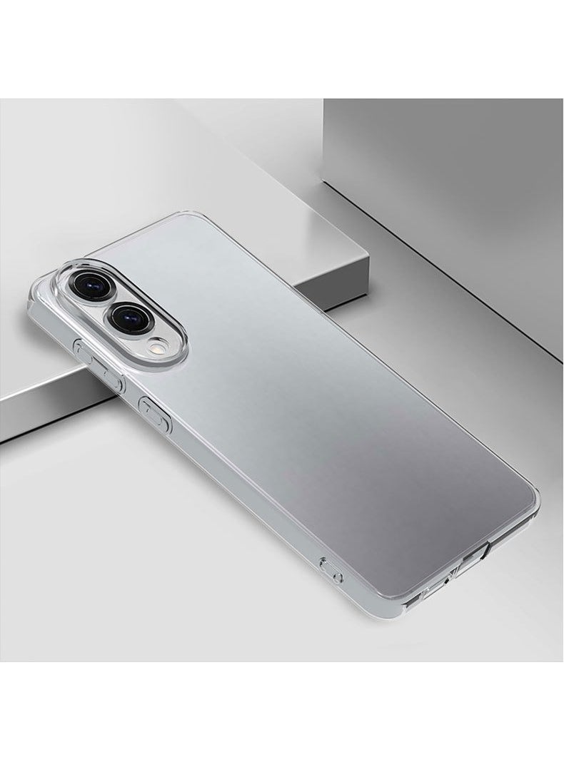 Generic Samsung Galaxy S25 Edge Case, Case for Samsung Galaxy S25 Edge 5G Clear TPU Four Corners Protection Cover Transparent Soft funda, Slim Flexible TPU Airbag Bumper Shock Absorption Rubber Soft Silicone Case Cover Fit for Samsung Galaxy S25 Edge, Clear  - Image 4