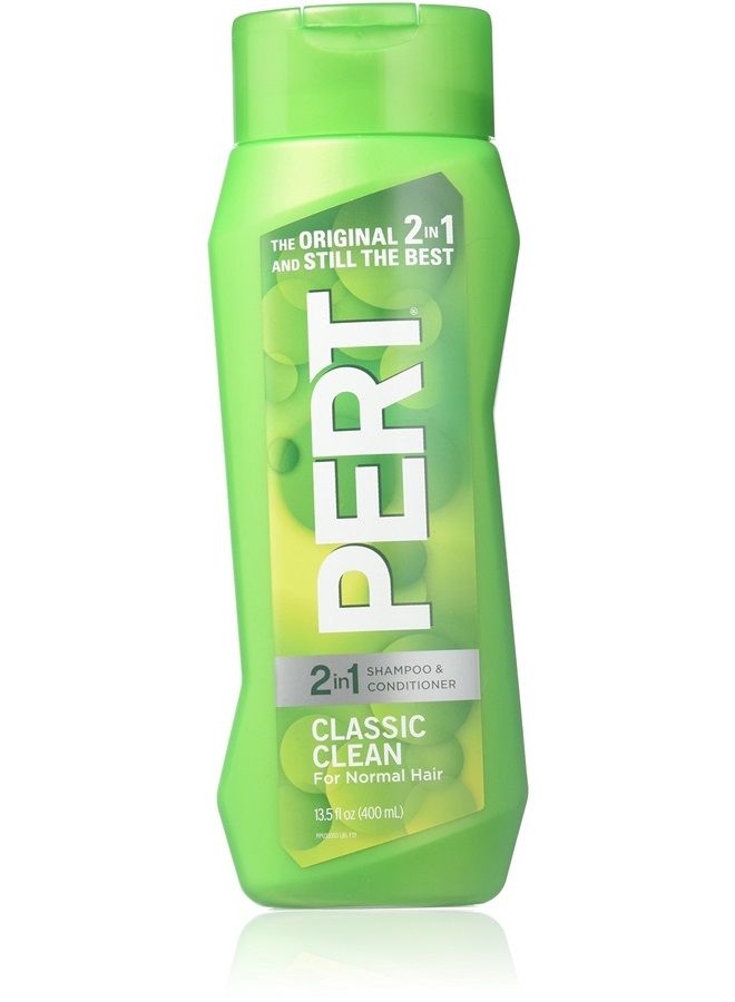 PERT PLUS 2-in-1 Shampoo Plus Conditioner, Normal Hair 13.50 oz (Pack of 2) - Image 1
