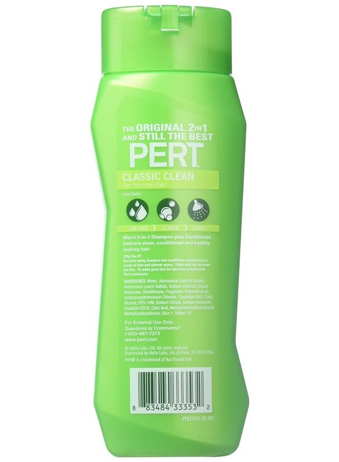 PERT PLUS 2-in-1 Shampoo Plus Conditioner, Normal Hair 13.50 oz (Pack of 2) - Image 2