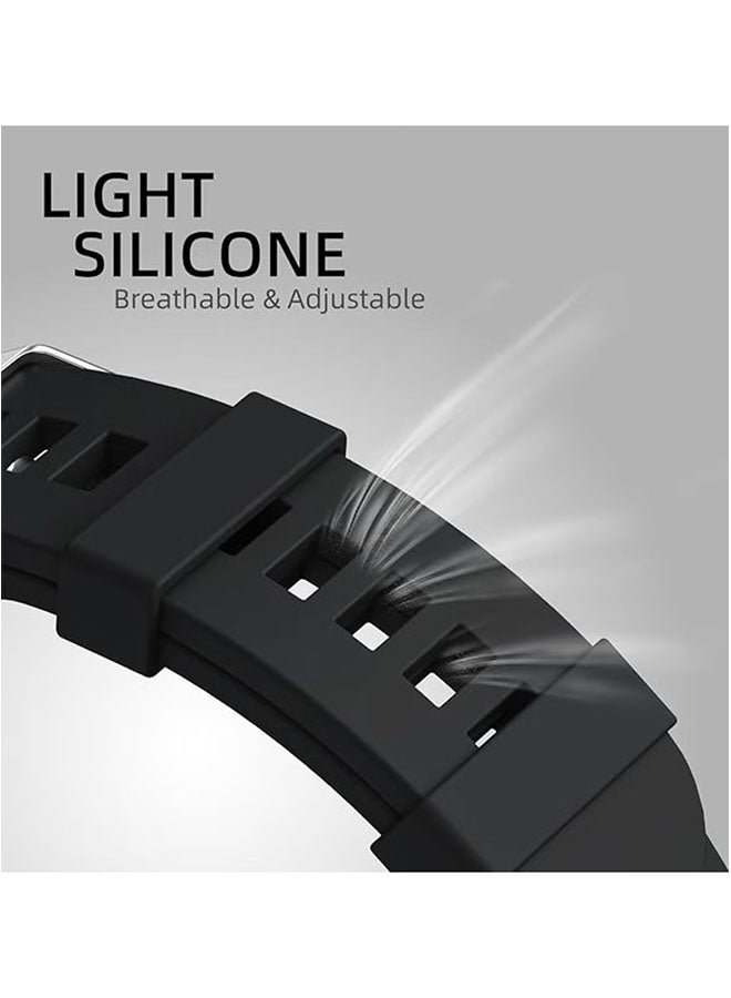 ZVEV Whoop Band Silicone Replacement Wrist Compatible with Whoop Strap 4.0 Ultra-Soft Waterproof and Sweatproof, Soft-Touch and Flexible Silicone, Premium Quality, Comfortable - Image 4