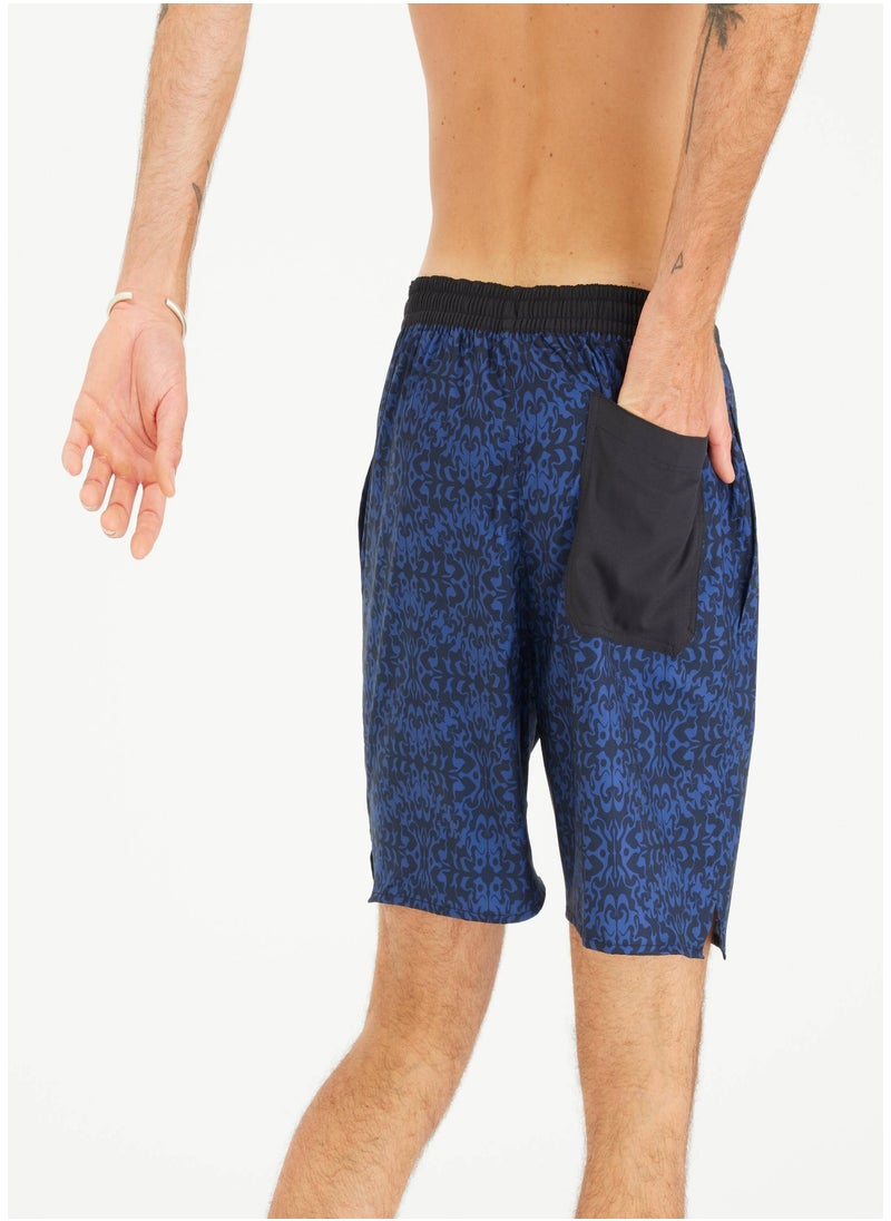 OLAIAN OLAIAN by DECATHLON, Men’s Swim Shorts Surf 100 18_QUOTE2_ Long - Strdarknight Dark Blue  - Image 3