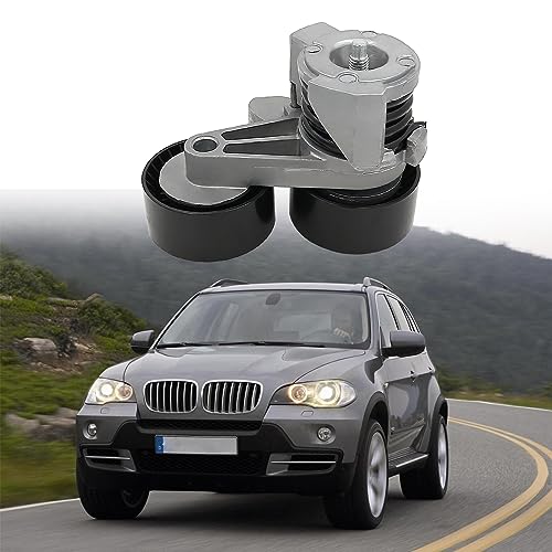 Tivora Engine Motor Belt Tensioner Compatible with 20072010 BMW E70 X5 30L Drive Belt Tensioner WPulleysAlternator Power Steering Replacement 11287565225 - Image 1