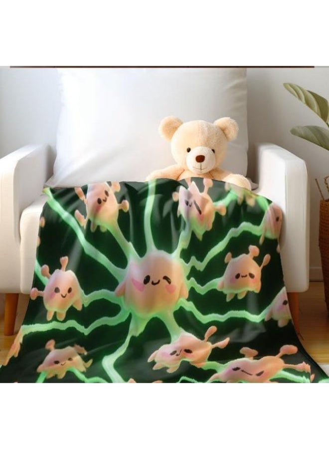 general Baby and children's cartoon flannel thin blanket (warm and comfortable, suitable for sleep, game use) 70cm*100cm - Image 4