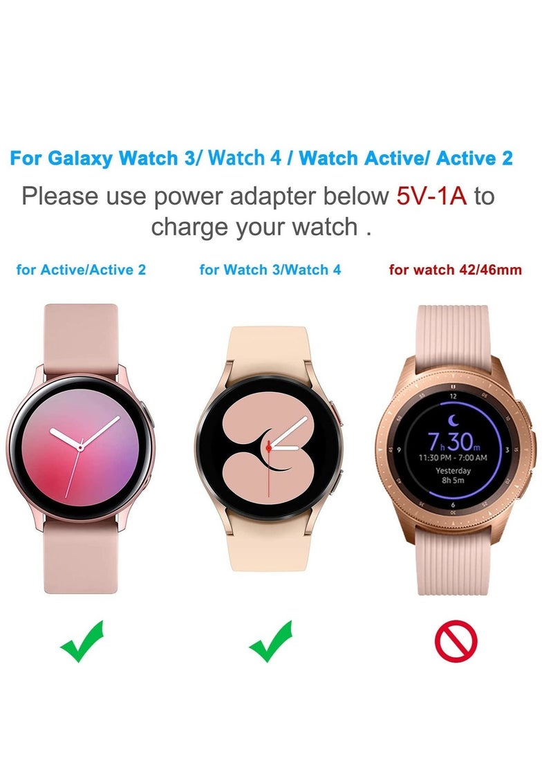ELTRAZONE Charger Stand for Samsung Galaxy Watch Active 40mm/Active 2 40mm & 44mm/Galaxy Watch 3 41mm 45mm, Replacement Charging Cradle Dock for Galaxy Active Watch -R500N and Galaxy Active 2 Smartwatch - Image 2