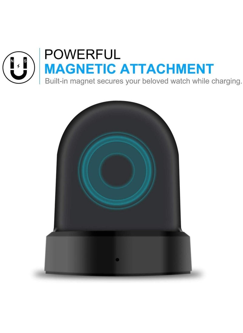 ELTRAZONE Charger Stand for Samsung Galaxy Watch Active 40mm/Active 2 40mm & 44mm/Galaxy Watch 3 41mm 45mm, Replacement Charging Cradle Dock for Galaxy Active Watch -R500N and Galaxy Active 2 Smartwatch - Image 4