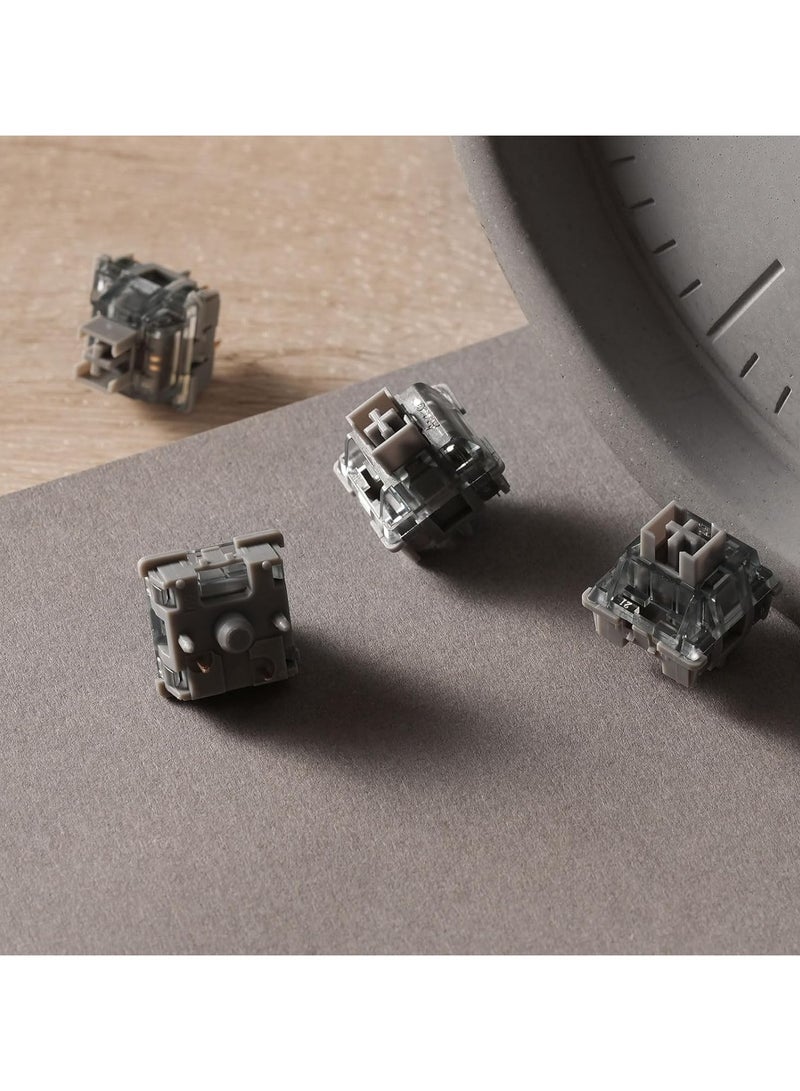 Akko V3 Silver Pro Keyboard Switch with Dustproof Stem for Mechanical Gaming Keyboard, 5-Pin Linear Switches (45pcs) - Image 5