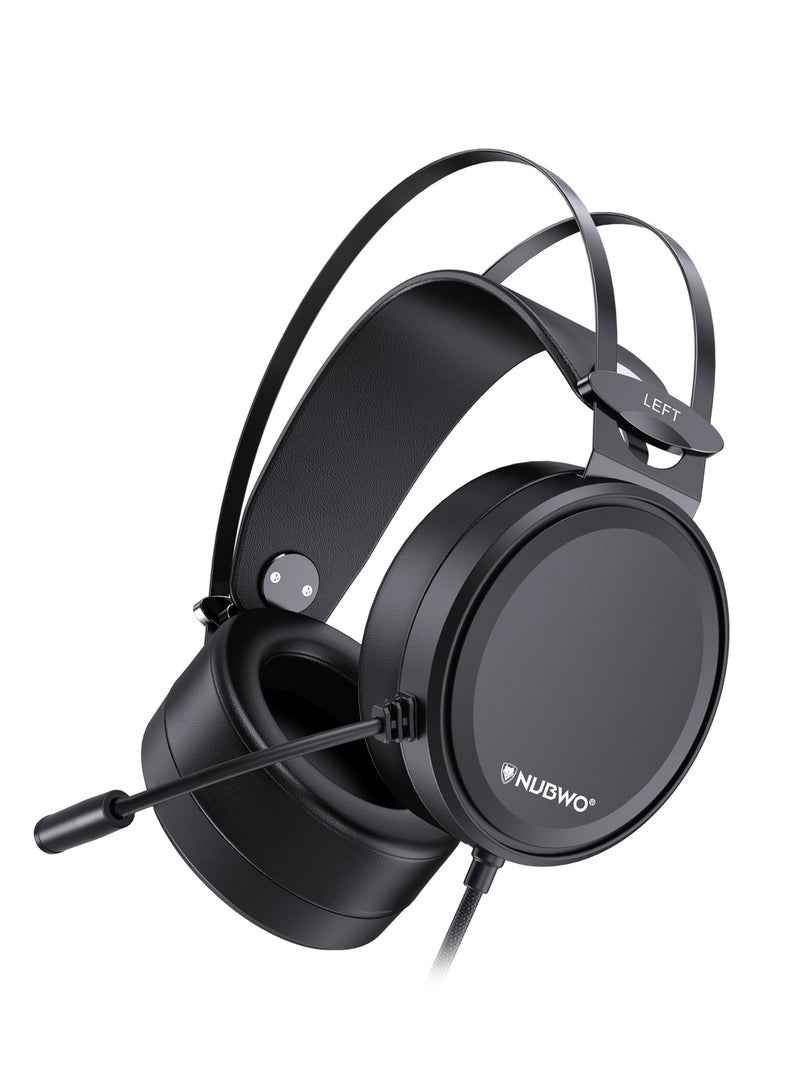 NUBWO N7 Gaming Headset with Noise-Canceling Mic | Deep Bass for PS5/Xbox Series X/PC | Pro Comfort Ear Cups​ - Image 1