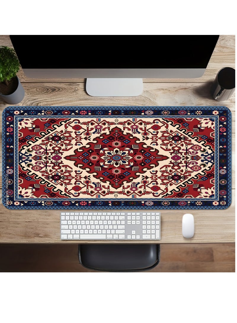 Large Desk Mouse Pad, Waterproof Gaming Mouse Pad, 900 x 400 x 3mm, Gaming Mouse Pad, XXL Desk Pad, Non-Slip Desk Pad, XL Gaming Mouse Pad, Thick Rubber Desk Pad Mouse Pad for Gaming, Office and Home Use - Image 1