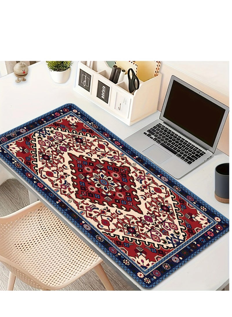 Large Desk Mouse Pad, Waterproof Gaming Mouse Pad, 900 x 400 x 3mm, Gaming Mouse Pad, XXL Desk Pad, Non-Slip Desk Pad, XL Gaming Mouse Pad, Thick Rubber Desk Pad Mouse Pad for Gaming, Office and Home Use - Image 2