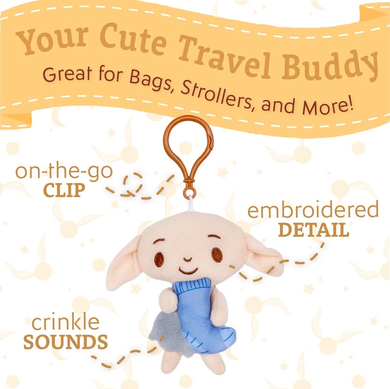 KIDS PREFERRED - Dobbyâ„¢ Clip on Pal - Stimulating Harry Potter Travel Toy for Babies - Image 3