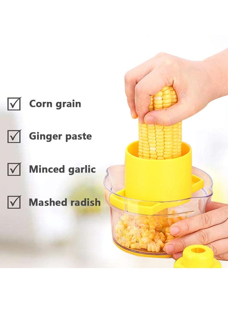 SOLDOUT - Corn Peeler Stripper With Measuring Cup Cob Cutter Thresher Fruit Vegetable Stripper Cooking Tools Kitchen Gadget - Image 1