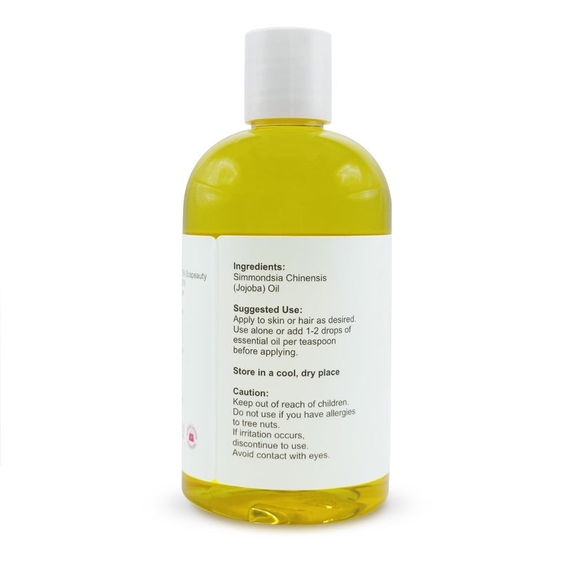 Soapeauty Golden Jojoba Oil | 100% Pure & Natural | Unrefined, Cold Pressed, Hexane Free | Moisturizing Oil for Skin, Face, Hair & Nails | 12 fl oz - Image 2