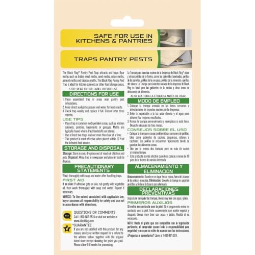 Black Flag Pantry Pest Glue Trap, 2 Count - Image 2