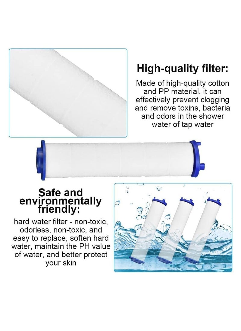 RATSAW - 10 Pack PP Cotton Filter Shower Head PP Cotton Filter Cartridge Detachable Propeller Hydro Jet Shower Head Filter Shower Filters for Filtered Showerheads - Image 1