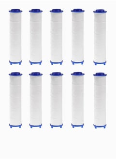 RATSAW 10 Pack PP Cotton Filter Shower Head PP Cotton Filter Cartridge Detachable Propeller Hydro Jet Shower Head Filter Shower Filters for Filtered Showerheads  - Image 1
