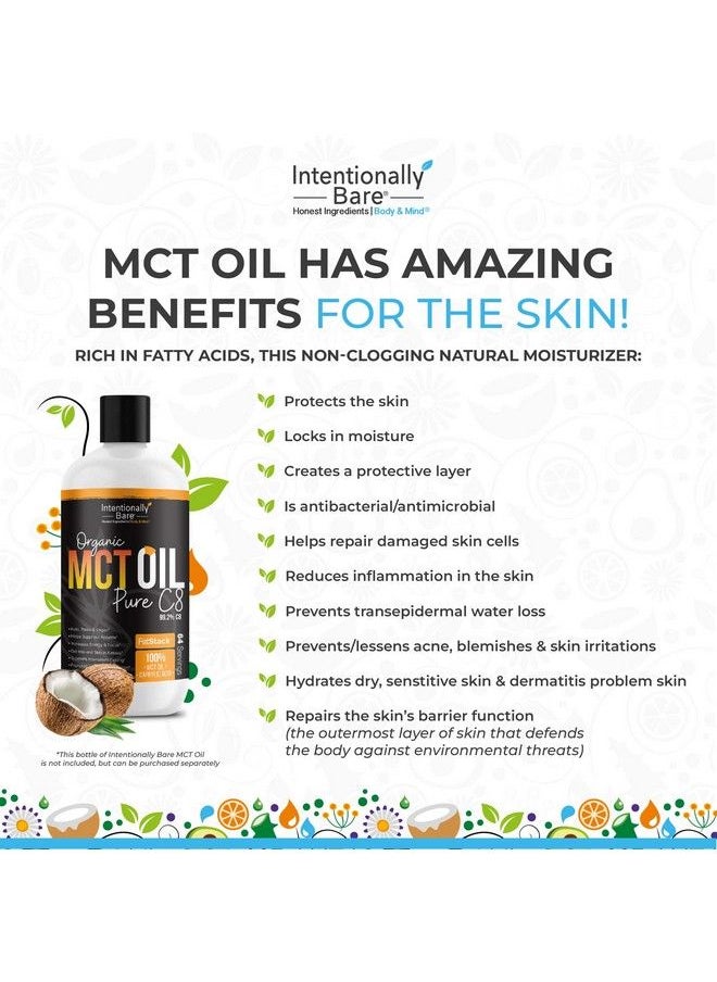 Intentionally Bare Collagen Peptide Serum With Mct Oil And Hyaluronic Acid Keto For Your Face Firming Brightening Anti Aging Facial Serum Collagen Serum For Fine Lines All Skin Types 1Oz  - Image 5