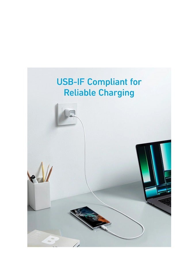 Anker 322 USB-C To USB-C Cable - Fast Charging Cord 3 Ft, 60W Power Delivery PD Charging For Phones , Tablets And Laptops - 3Ft 0.9M - - Image 4