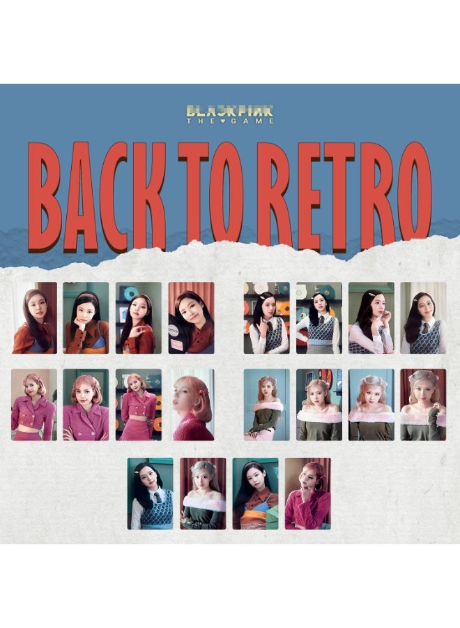 NIBEMINENT 4 Pcs Kpop BLACKPINK BPTG Lomo Cards Card For Fans Collection Gifts - Image 2