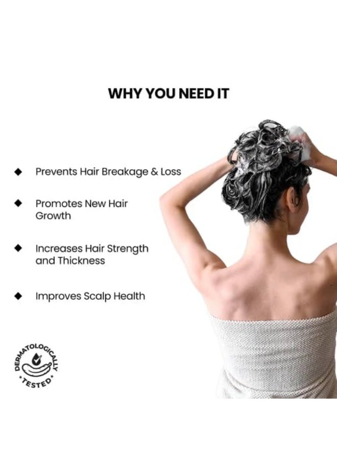 ThriveCo Rosemary Shampoo for Hair Fall Control & Advanced Hair Growth | Promotes Strong Hair Roots & Healthy Scalp | With Rosemary, Rice Water Pea Peptide, Caffeine,& Hyaplex™ | All Hair Types | For Men & Women | 100ml - Image 2