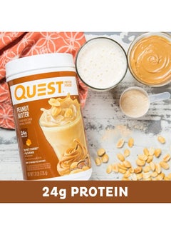 QUEST NUTRITION Peanut Butter Protein Powder, 23g Protein, 1g Sugar, Low Carb, Gluten Free, 1.6 Pound, 23 Servings  - Image 3