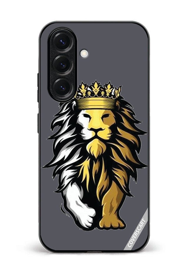 Protective Case Cover For Samsung Galaxy S25 Lion Design Multicolour