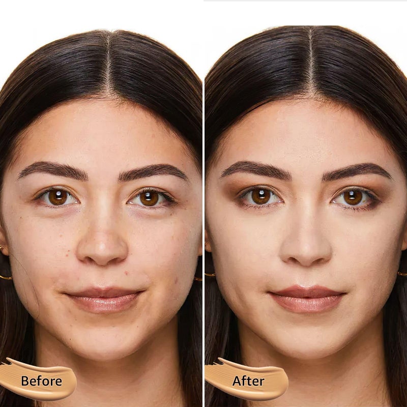 OETUIOW Mushroom Head Air Cushion CC Cream - BB Cream Face Makeup Foundation for Mature Skin Moisturizing Concealer Brighten Long-Lasting, Even Skin Tone for All Skin Types, Natural Color - Image 2