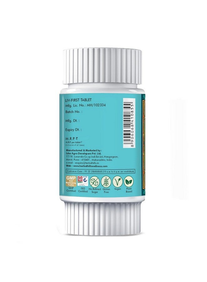 HERBAL HILLS Herbal Hills Liv First 60 Tablets Liver Support  - Image 3