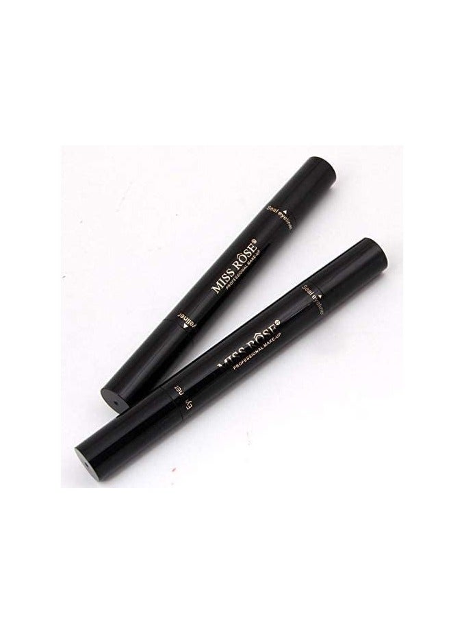 MISS ROSE M Longlasting Waterproof Quick-Dry Stamp Eyeliner Pen Black - Image 3