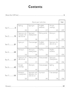 11+ Verbal Reasoning Tests Ages 10-11  - Image 1