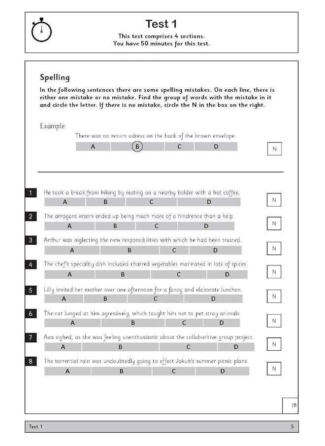 null - 11+ Verbal Reasoning Tests Ages 10-11 - Image 1