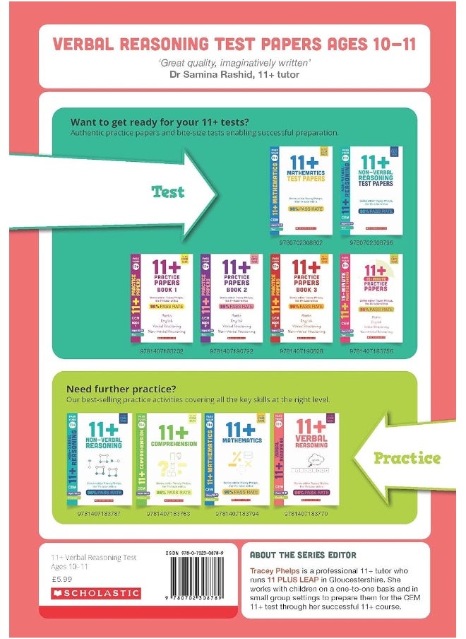 null - 11+ Verbal Reasoning Tests Ages 10-11 - Image 1