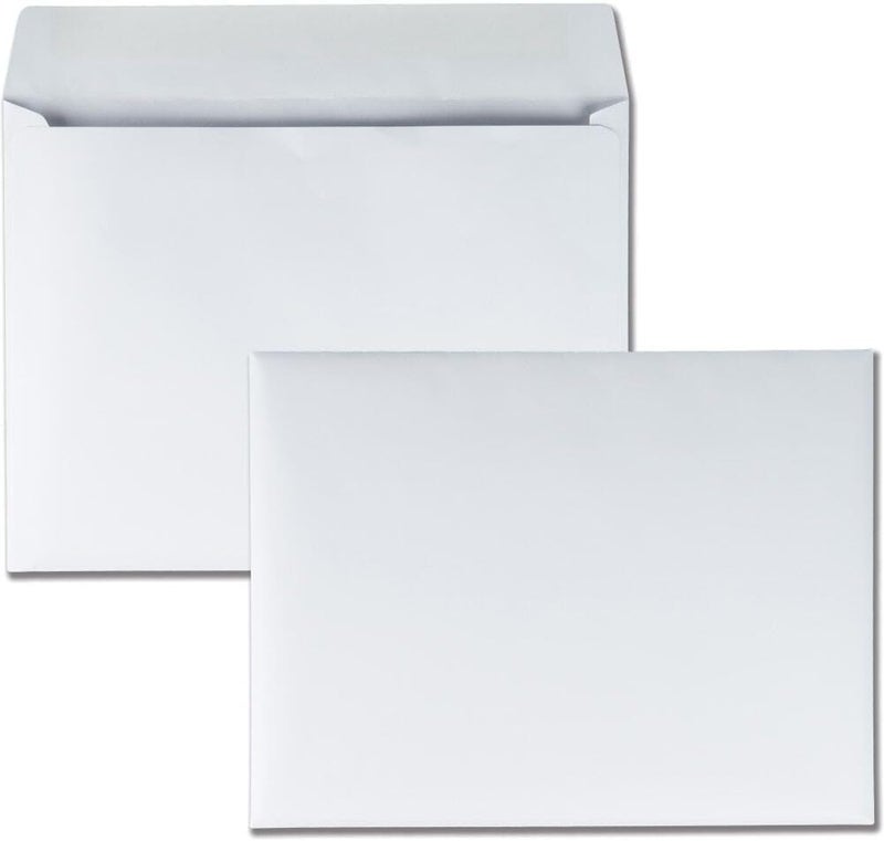 Office Express 9 x 12 Booklet Envelope - Open Side - 28# White - (9 x 12) - Large Envelope Series (Jumbo) (100) - Image 2
