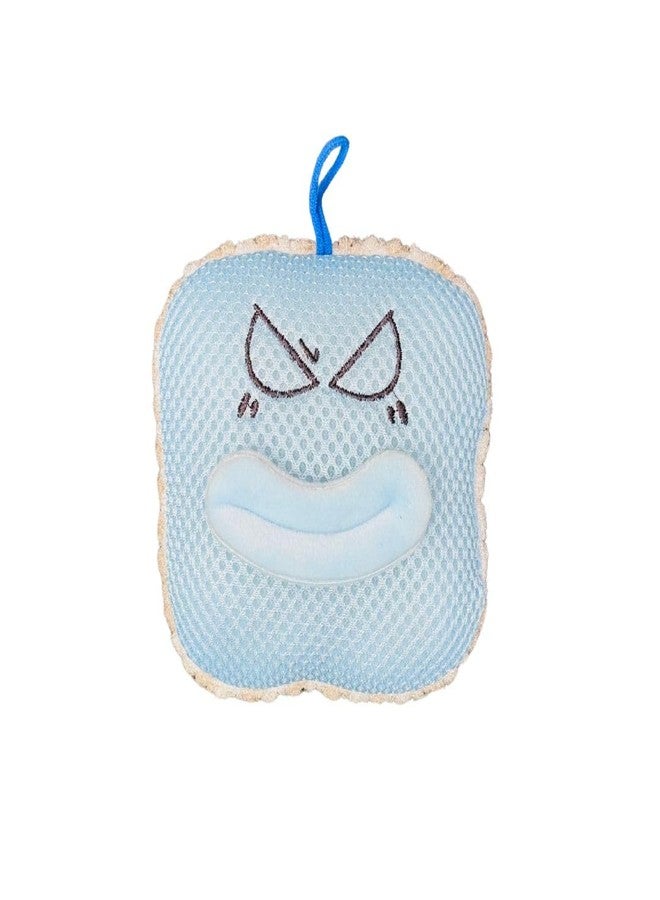 Eco Shine Kids Bath Loofah Sponge, Cute Big Mouth Square Design Soft Bath Sponge Scrubber for Kids & Babies - Gentle Cleaning, Exfoliating, and Dead Skin Removal- Perfect for Men and Women - Image 2
