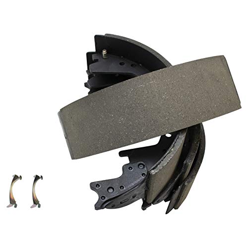 TRQ Rear Brake Shoes Kit Set Compatible with Dodge B2500 W150 W250 Ford E250 E350 F250 F350 - Image 1