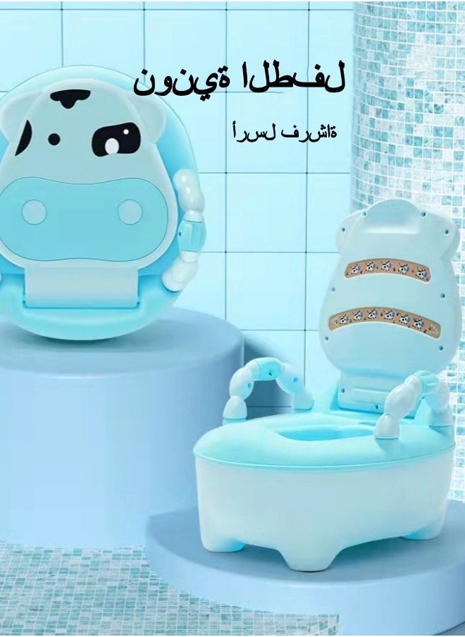 نونية الطفل,مرحاض للأطفال الصغار,قصرية اطفال,مقعد تدريب الطفل على استخدام المرحاض ,قابل للطي، قاع غير قابل للانزلاق، مع مقابض وغطاء