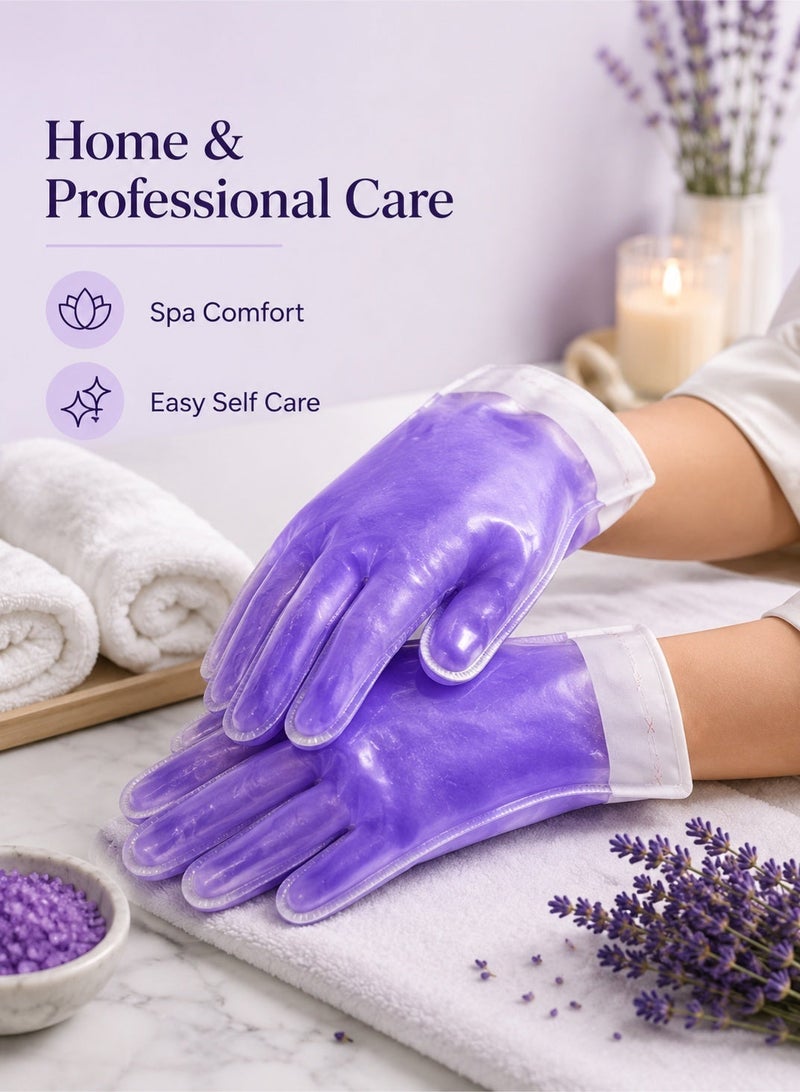 Leoxol Paraffin Hand Wax Gloves For Hands And Feet | Moisturizing Spa Treatment Gloves | Scented Smoothing Care For Dry Skin | Home And Professional Hand Care - Image 5