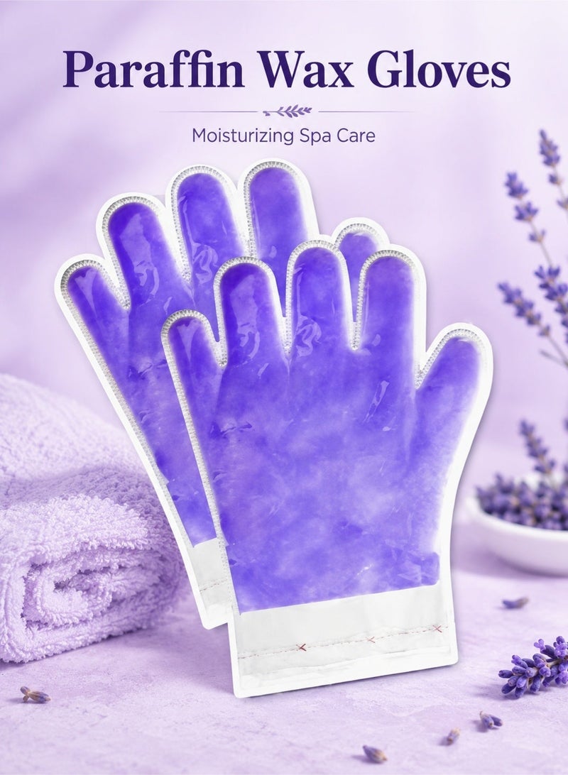 Leoxol Paraffin Hand Wax Gloves For Hands And Feet | Moisturizing Spa Treatment Gloves | Scented Smoothing Care For Dry Skin | Home And Professional Hand Care - Image 2