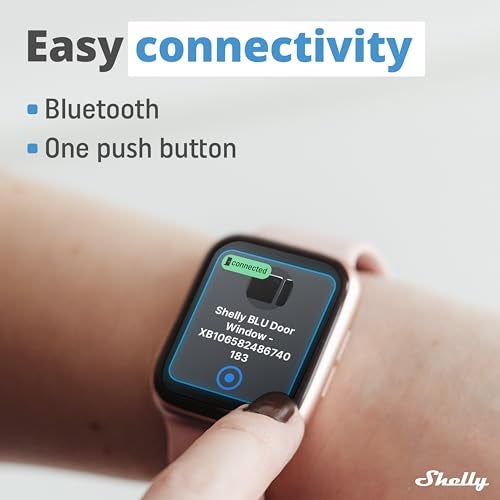 Shelly Blu Door/Window Black | Bluetooth Operated Sensor | Home Automation | iOS Android App | Alexa & Google Home Compatibility | Lux and Tilt Angle Measurement | Set Custom Activation Scenes - Image 4