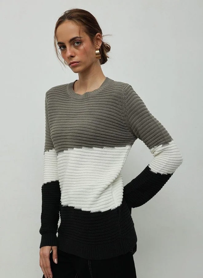 STREET 9  Colourblocked Pullover for Women for Women | Best Price UAE