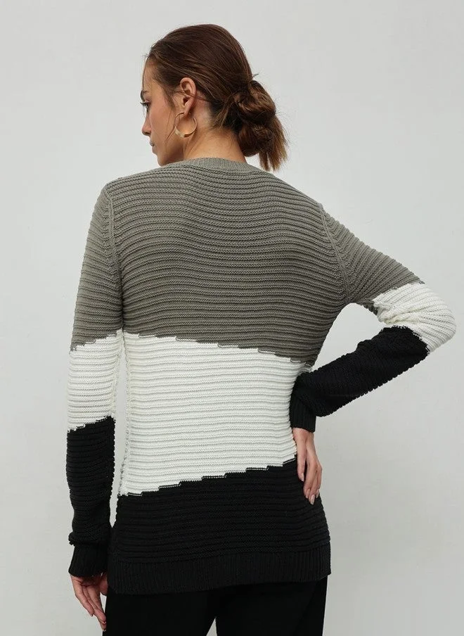 STREET 9  Colourblocked Pullover for Women for Women | Best Price UAE