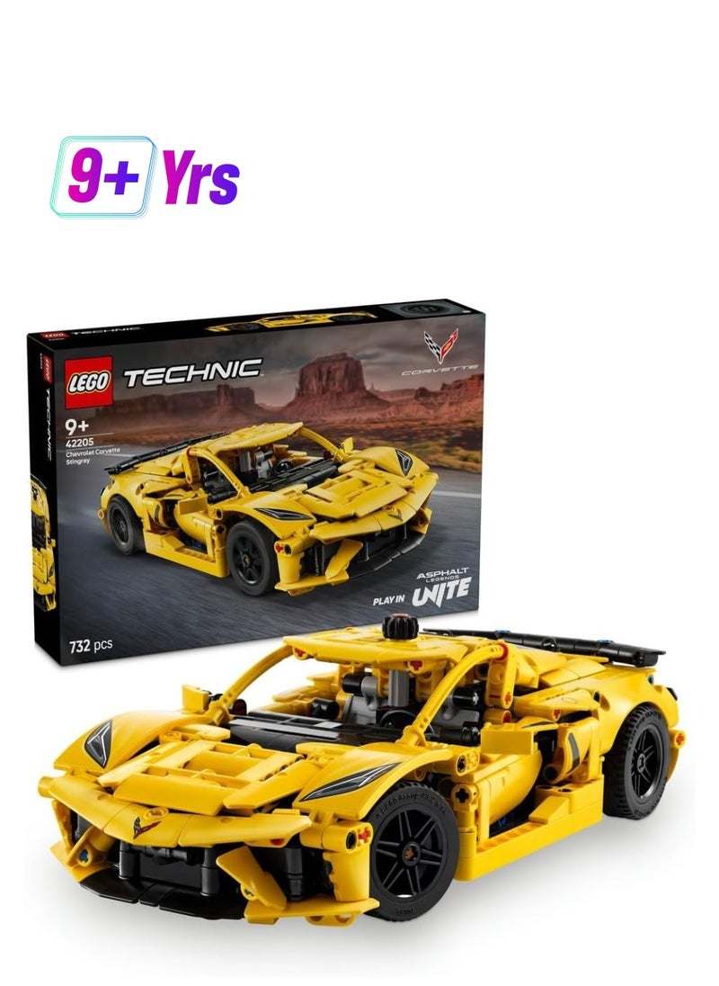 LEGO LEGO Chevrolet Corvette Stingray Building Set Toy 42205  - Image 1
